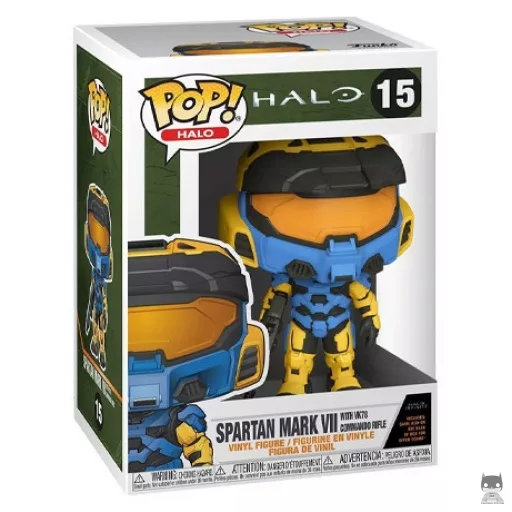 Spartan Mark VII with VK78 Commando Rifle (Blue) Funko Pop! figure (Halo)