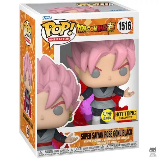 Super Saiyan Rosé Goku Black (Glow in the Dark) Funko Pop! figure (Dragon Ball Super (DBS))