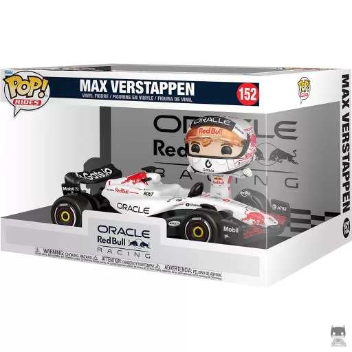 Max Verstappen with Red Bull F1 Funko Pop! figure (Formula 1)