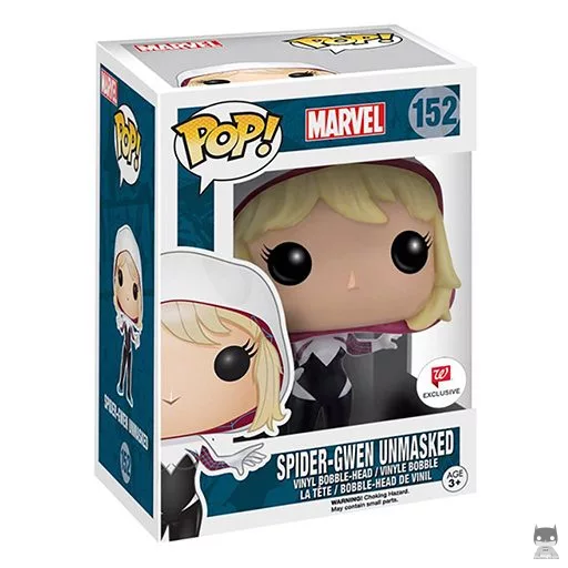 Spider-Gwen (Unmasked) Funko Pop! figure (Walgreens)