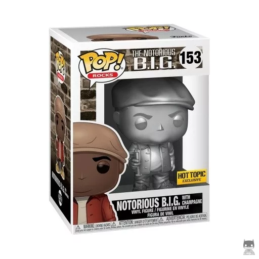 Notorious B.I.G with Champagne (Metallic) Funko Pop! figure (Notorious B.I.G)