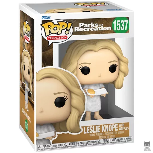Leslie Knope with Waffles Funko Pop! figure (Parks and Recreation)