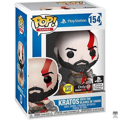 Kratos with the Blades of Chaos Funko Pop! figure (Playstation)