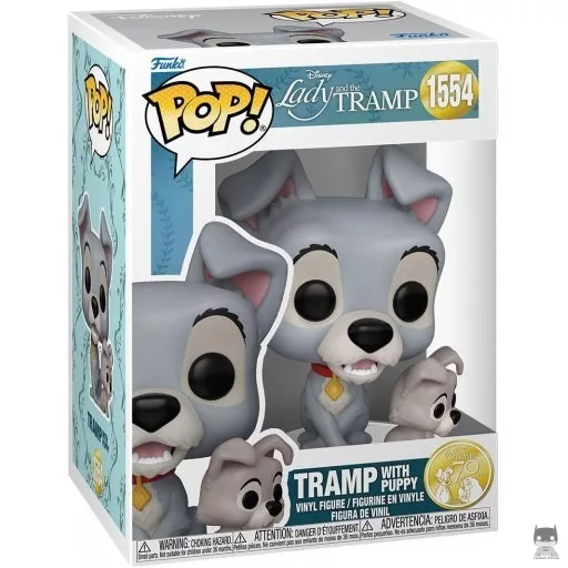 Tramp with Puppy Funko Pop! figure (Lady and the Tramp)