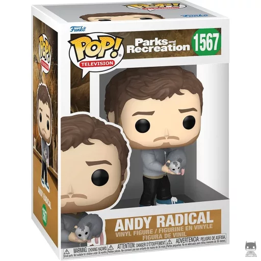 Andy Radical Funko Pop! figure (Parks and Recreation)