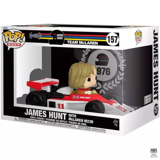 James Hunt with McLaren M23D Funko Pop! figure (Formula 1)