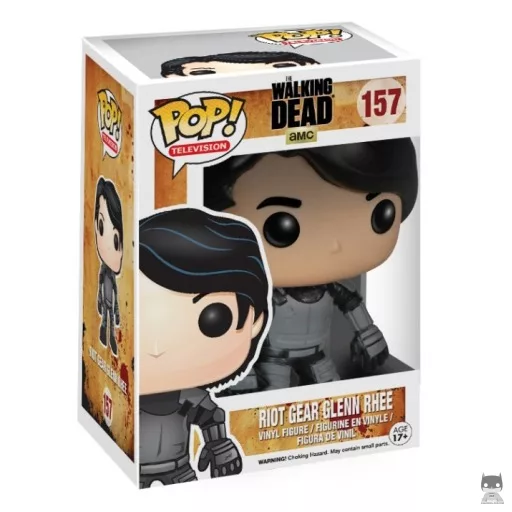 Glenn Rhee in riot gear Funko Pop! figure (The Walking Dead)