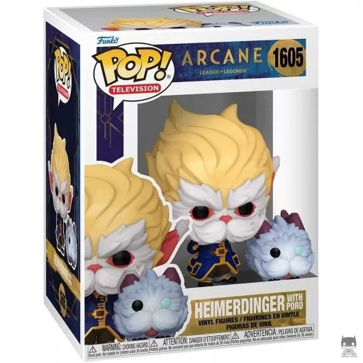Heimerdinger with Poro Funko Pop! figure (Arcane)