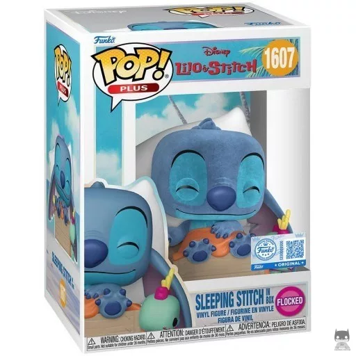 Sleepin Stitch in Box (Flocked) Funko Pop! figure (Lilo and Stitch)