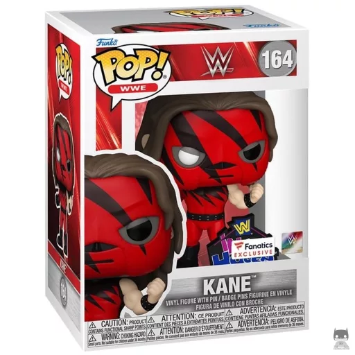 Kane with In Your House pin Funko Pop! figure (Fanatics)
