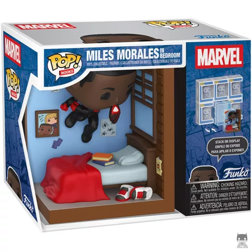 Miles Morales in Bedroom Funko Pop! figure (Pop! Nooks)