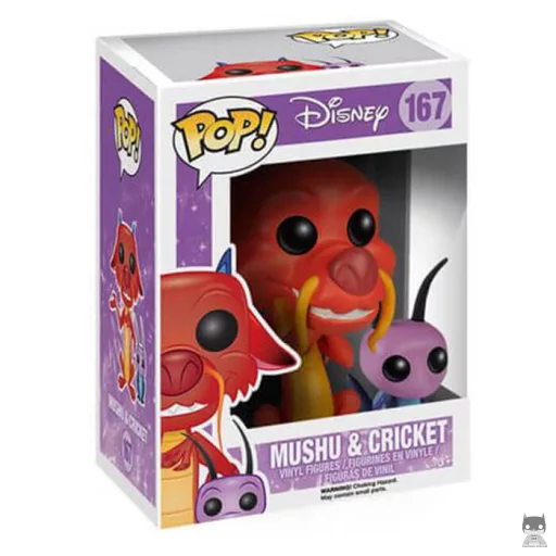 Mushu (with Cricket) Funko Pop! figure (Mulan)