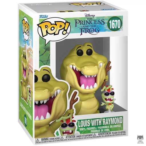 Louis with Raymond Funko Pop! figure (Princess and the Frog)