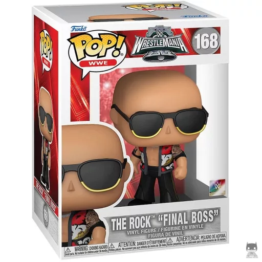 The Rock (Final Boss) Funko Pop! figure (Dwayne "The Rock" Johnson)