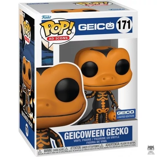 Geicoween Gecko (Orange) Funko Pop! figure (Geico)