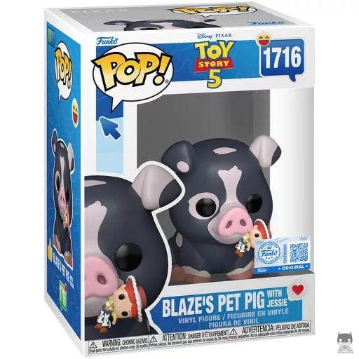 Blaze's Pet Pig with Jessie Funko Pop! figure (Toy Story 5)