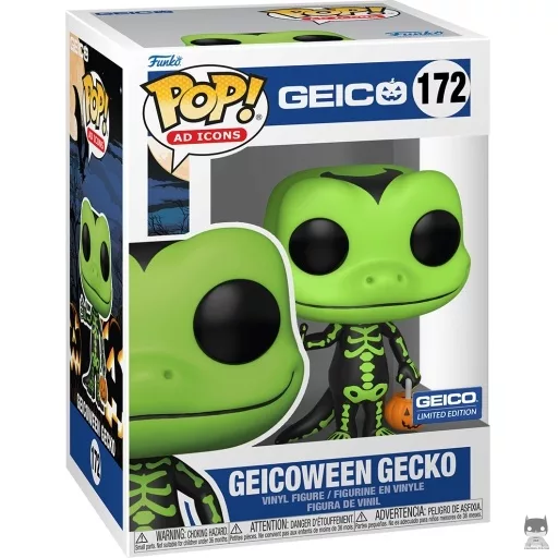 Geicoween Gecko (Green) Funko Pop! figure (Geico)