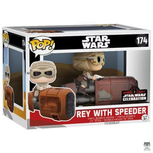 Rey with Speeder Funko Pop! figure (Star Wars: Episode VII, The Force Awakens)