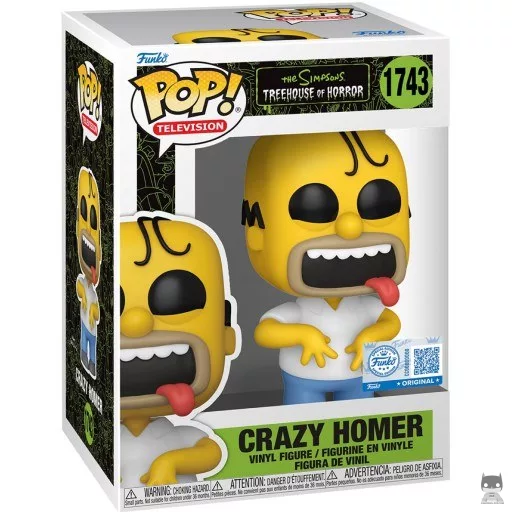 Crazy Homer Funko Pop! figure (The Simpsons: Treehouse of Horror)