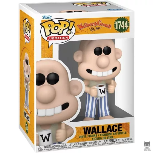 Wallace in pyjamas Funko Pop! figure (Wallace and Gromit)