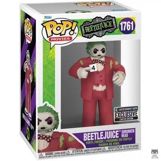 Beetlejuice Shrunken Head Funko Pop! figure (Beetlejuice)