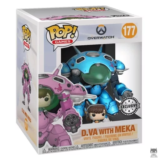 D.Va with Meka (Blueberry Skin) (Supersized) Funko Pop! figure (Overwatch)