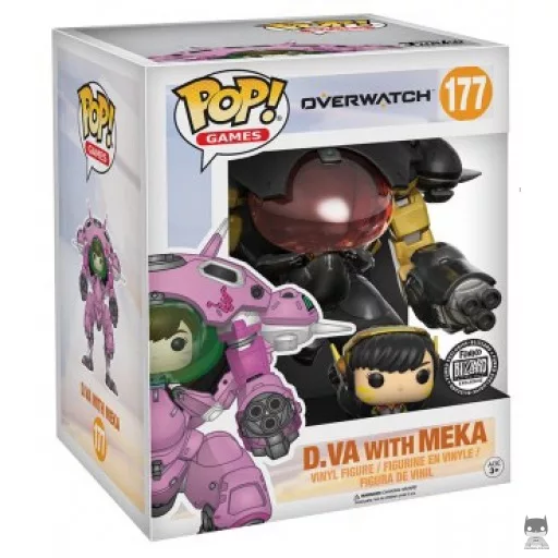 D.Va with Meka (Carbon Fiber) (Supersized) Funko Pop! figure (Blizzard Store)