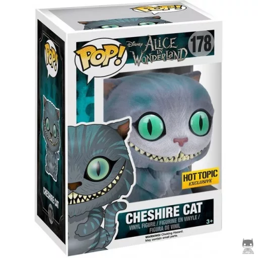 Cheshire Cat (Flocked) Funko Pop! figure (Alice in Wonderland)