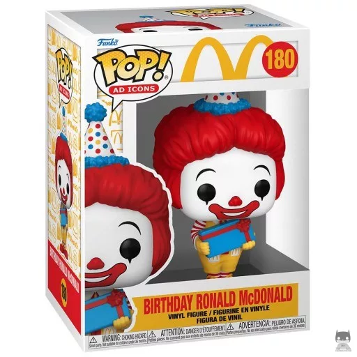 Birthday Ronald McDonald Funko Pop! figure (McDonald's)