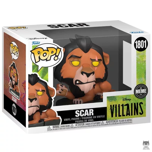 Scar (Meme) "I'm surrounded by idiots" Funko Pop! figure (Disney Villains)