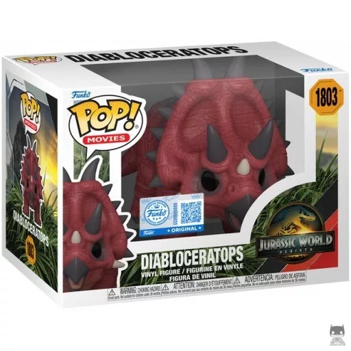 Diabloceratops Funko Pop! figure (Jurassic World: Rebirth)