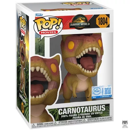 Carnotaurus Funko Pop! figure (Jurassic World: Rebirth)