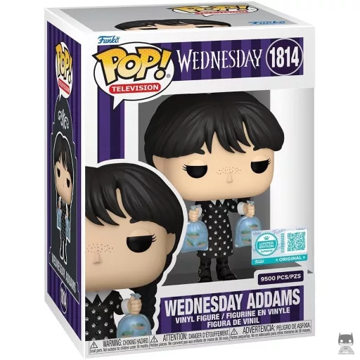 Wednesday Addams (with Piranha) Funko Pop! figure (Wednesday)
