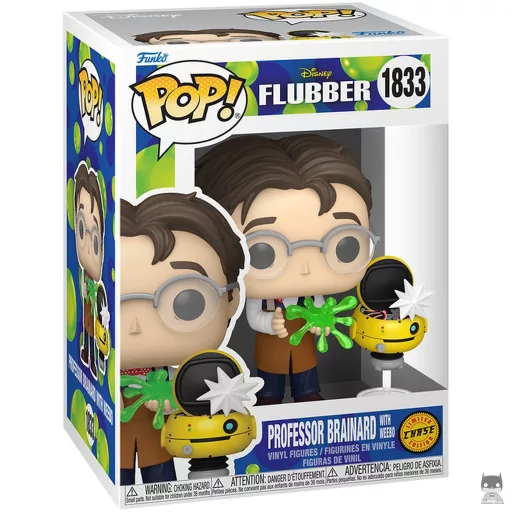 Professor Philip Brainard with Weebo (Chase) Funko Pop! figure (Flubber)