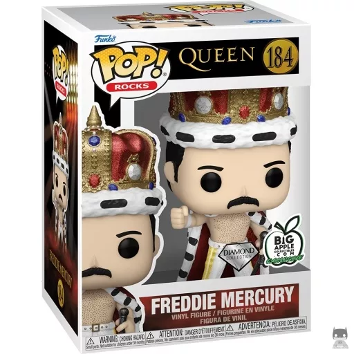 Freddie Mercury (Diamond Glitter) Funko Pop! figure (Big Apple Collectibles)