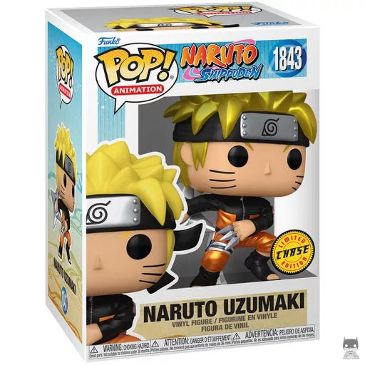 Naruto Uzumaki with kunai & shuriken (Chase & Metallic) Funko Pop! figure (Naruto Shippuden)