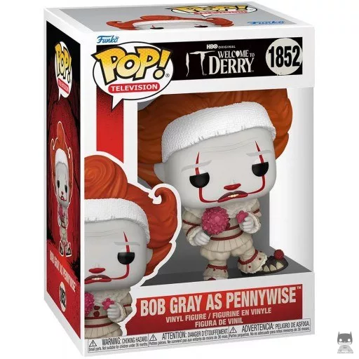 Bob Gray as Pennywise Funko Pop! figure (IT: Welcome to Derry)
