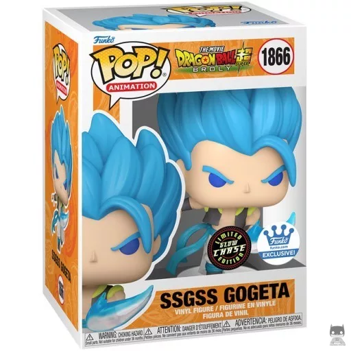 Gogeta Super Saiyan Blue (Chase & Glow in the Dark) Funko Pop! figure (Dragon Ball Super (DBS))