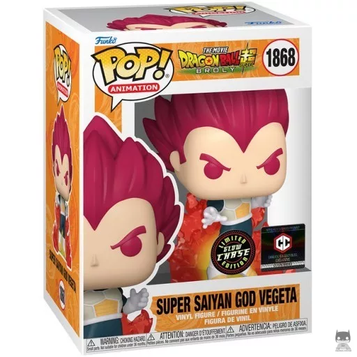 Vegeta Super Saiyan God (Chase & Glow in the Dark) Funko Pop! figure (Dragon Ball Super (DBS))