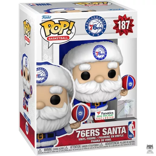 76ers Santa Funko Pop! figure (Fanatics)