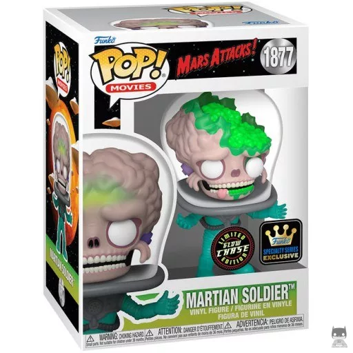 Martian Soldier (Chase & Glow in the Dark) Funko Pop! figure (Mars Attacks)