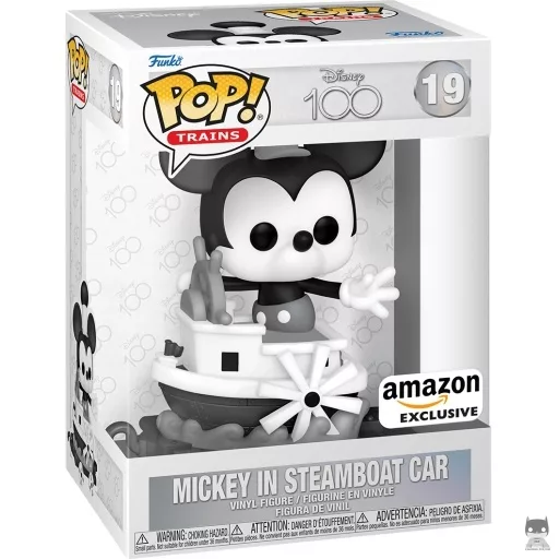 Mickey on Steamboat Car Funko Pop! figure (Disney 100)