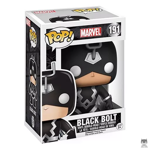 Black Bolt (Black) Funko Pop! figure (Marvel Comics)