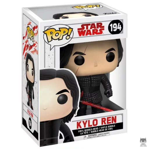 Kylo Ren Unmasked Funko Pop! figure (Star Wars: Episode VIII, The Last Jedi)