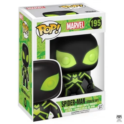 Spider-Man (Stealth Suit) Funko Pop! figure (Marvel Comics)