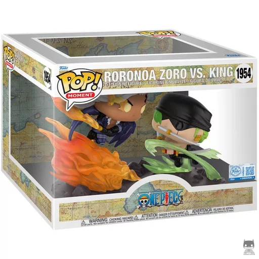 Roronoa Zoro vs. King Funko Pop! figure (One Piece)