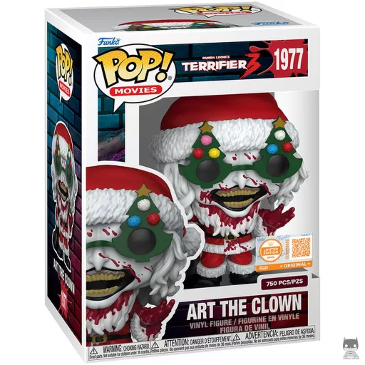Art the Clown in Santa suit (Bloody) Funko Pop! figure (Terrifier)
