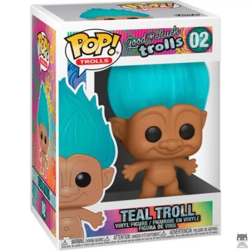 Teal Troll Funko Pop! figure (Trolls)