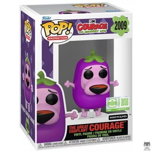 The Great Eggplant Courage Funko Pop! figure (Cartoon Network)