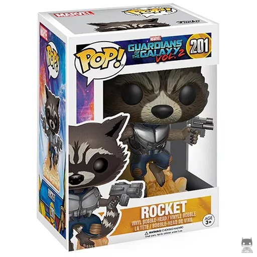 Rocket Raccoon Funko Pop! figure (Guardians of the Galaxy vol. 2)
